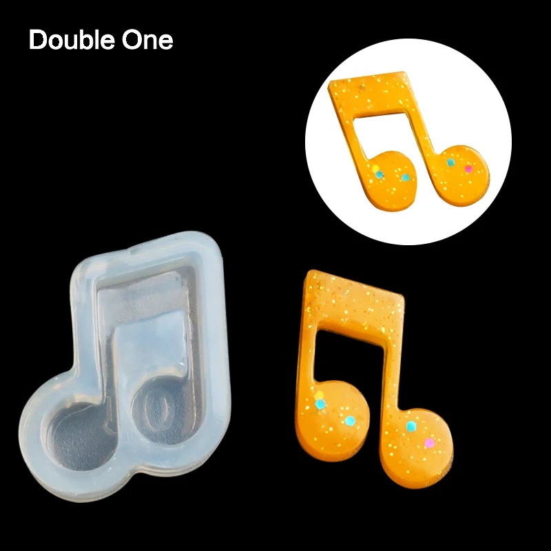 Четыре стиля нот музыка силиконовая смола форма для изготовления ювелирных