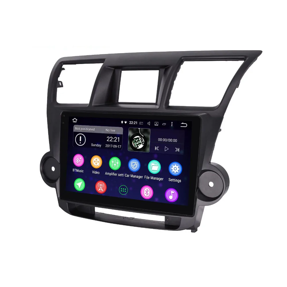Android 8 1 плеер PX5 10 &quotIPS сенсорный экран DSP автомобильное радио для Toyota Highlander 2009 2014 GPS