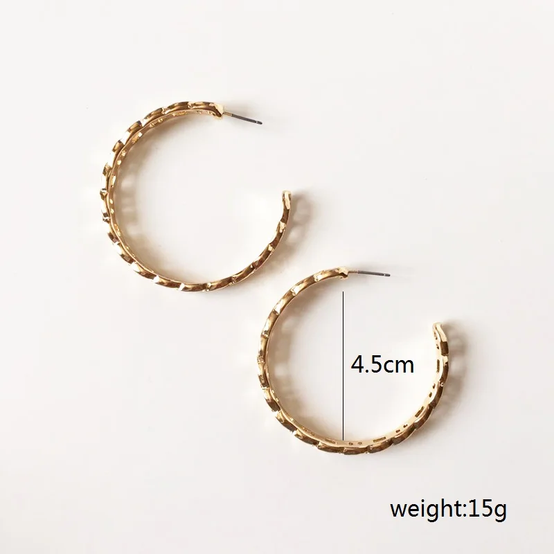 Модные шикарные женские серьги-кольца с цепочкой coco &amp willow простой дизайн