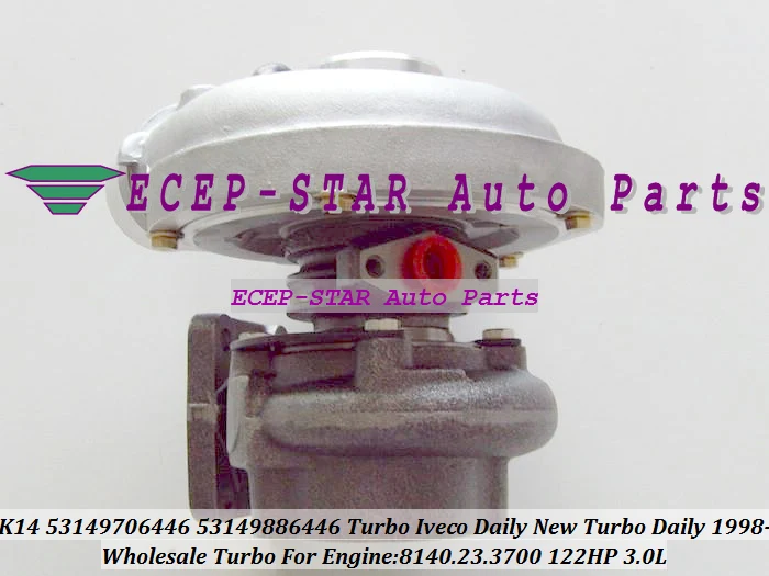 Турбокомпрессор K14 6446 53149706446 53149886446 для турбонаддува ивектора ежедневного новый