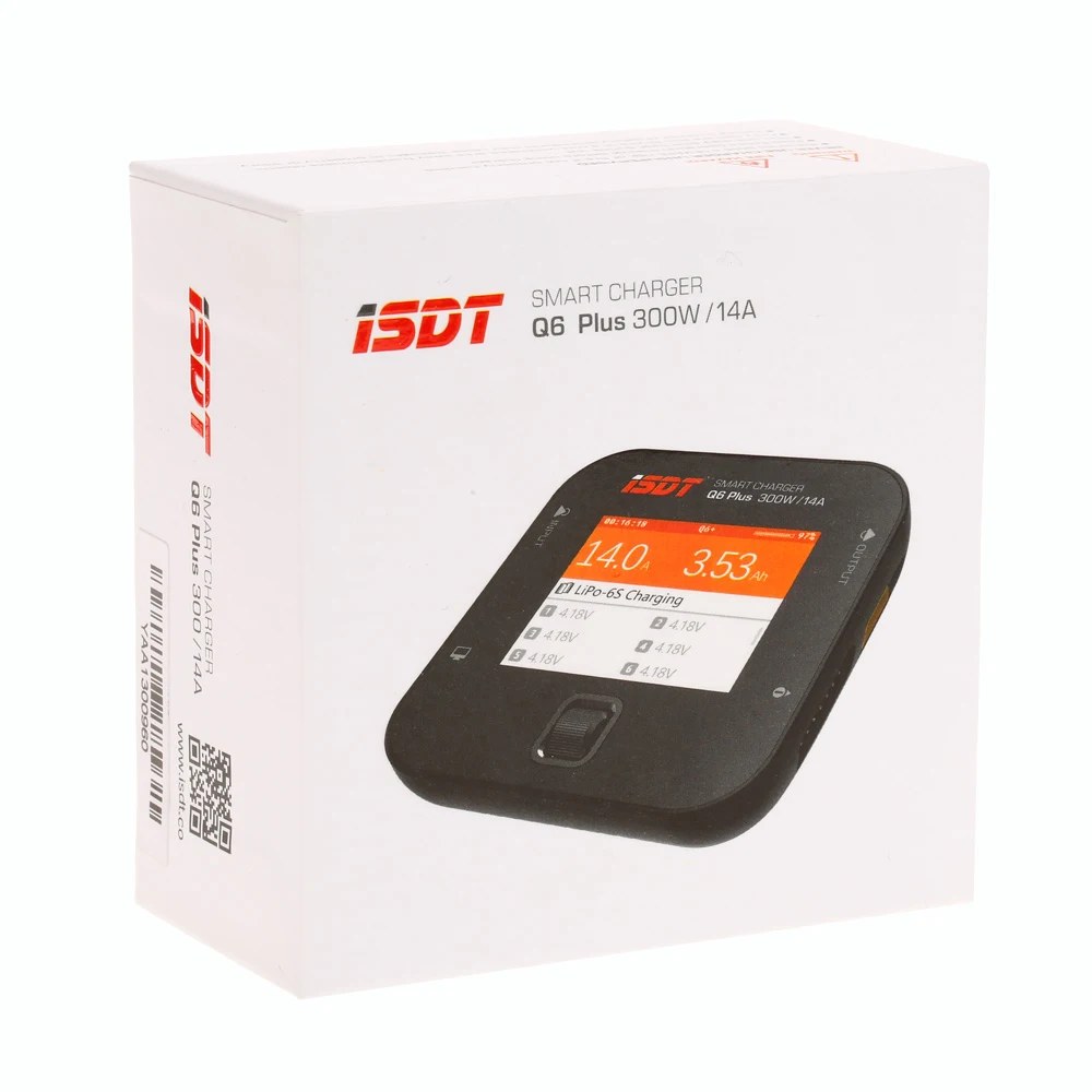 Оригинальное зарядное устройство iSDT Q6 Plus 300 Вт 14A lite 200 8A карманное для