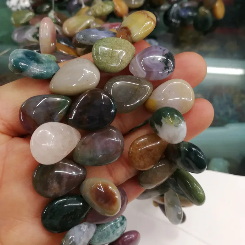 Оптовая 13X18мм натуральная индийская ониксовая каменная капля Кэб Кабошон слеза проставочные бусины 27шт/лот для изготовления ювелирных изделий бесплатная доставка на.