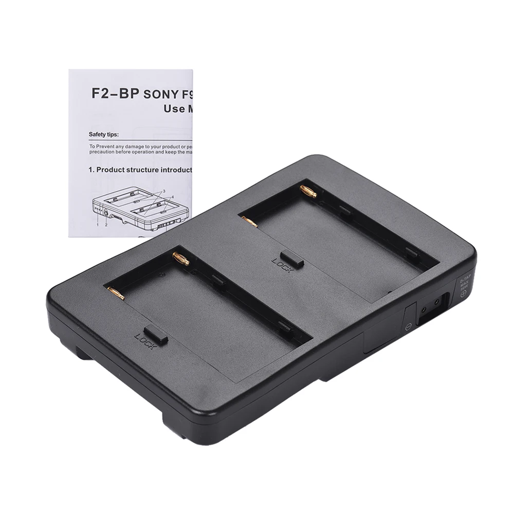 Переходник для аккумулятора F2-BP NP-F V-образное крепление подходит F970 F750 F550 Canon 5D2 5D3