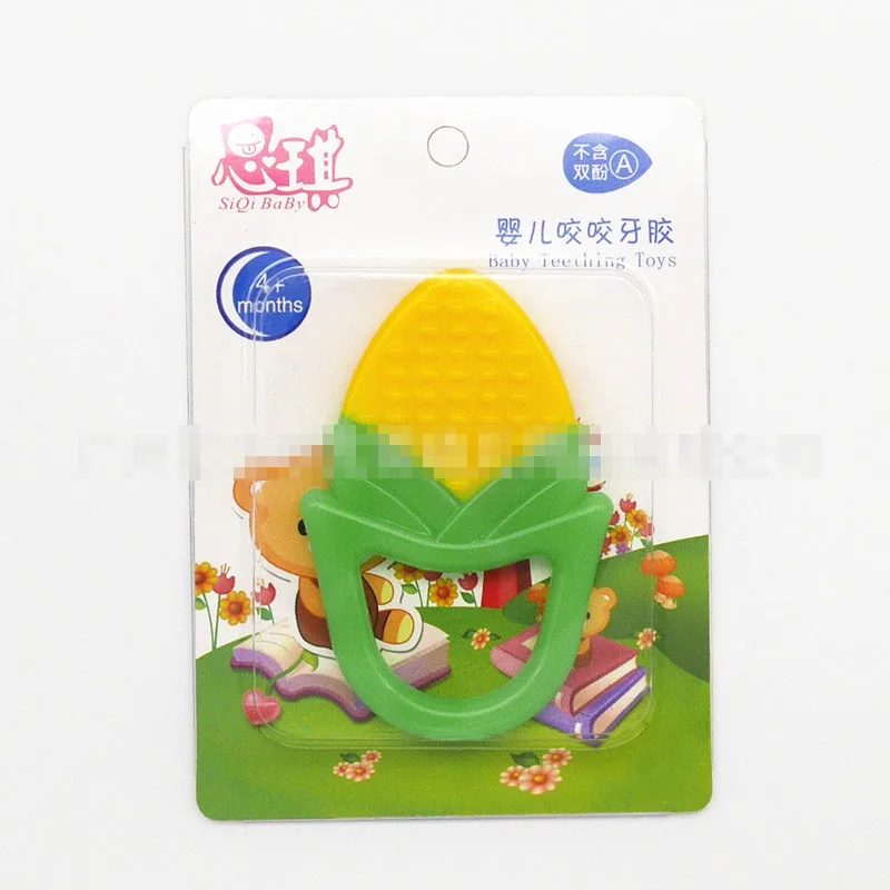 Милый Прорезыватель для зубов в форме бутылки молока с фруктами из мягкого