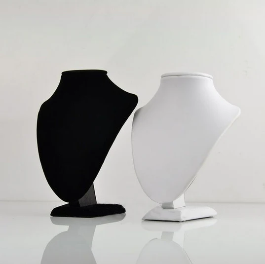 Ювелирные изделия оптом ожерелье Средний торс черное бархатное Бюст ювелирные