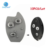 okeytech replacement car key shell rubber pad silicone keys button repair pads for citroen picasso berlingo c3 c4 c5 saxo xsara