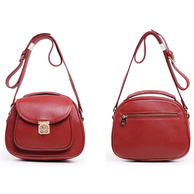 Сумка из 100% натуральной воловьей кожи женская сумка мессенджер карамельного