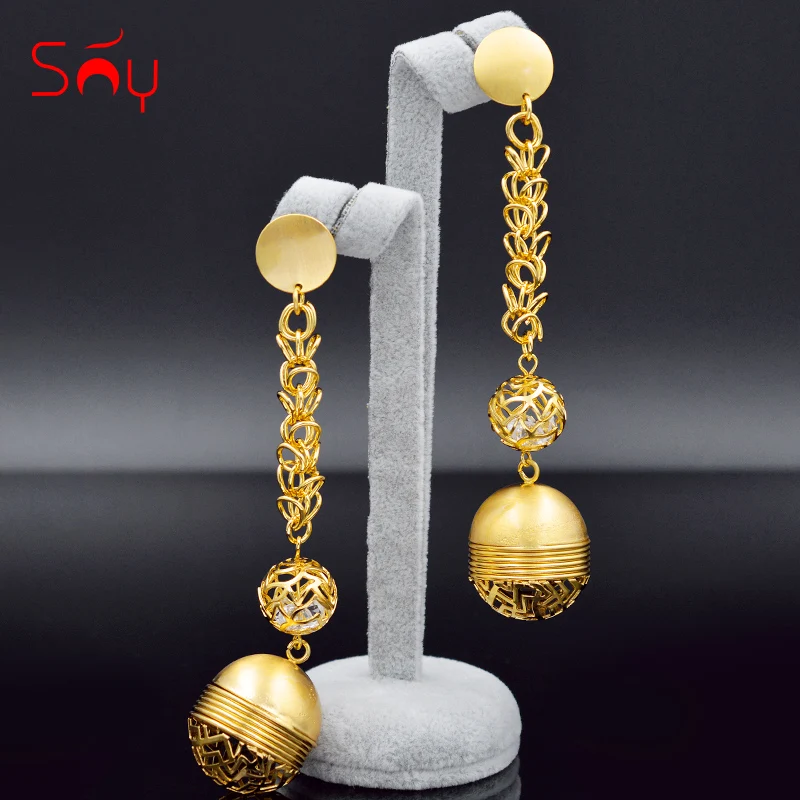 Sunny Jewelry ювелирные изделия из кубического циркония большие серьги длинные