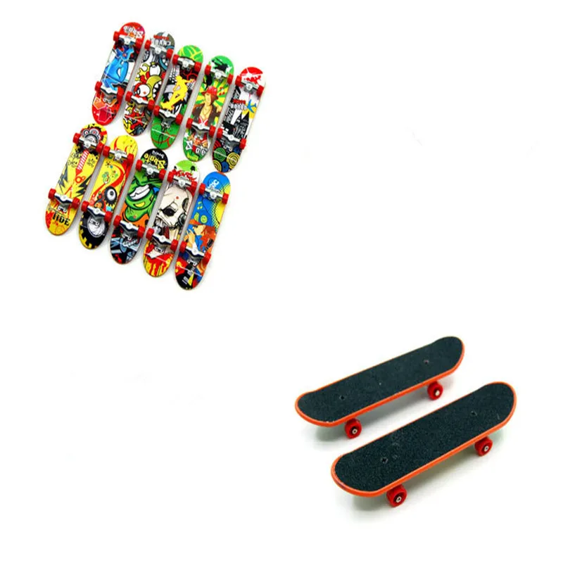Забавные мини-скейтборды на палец игрушки для обучения модель скейтборда