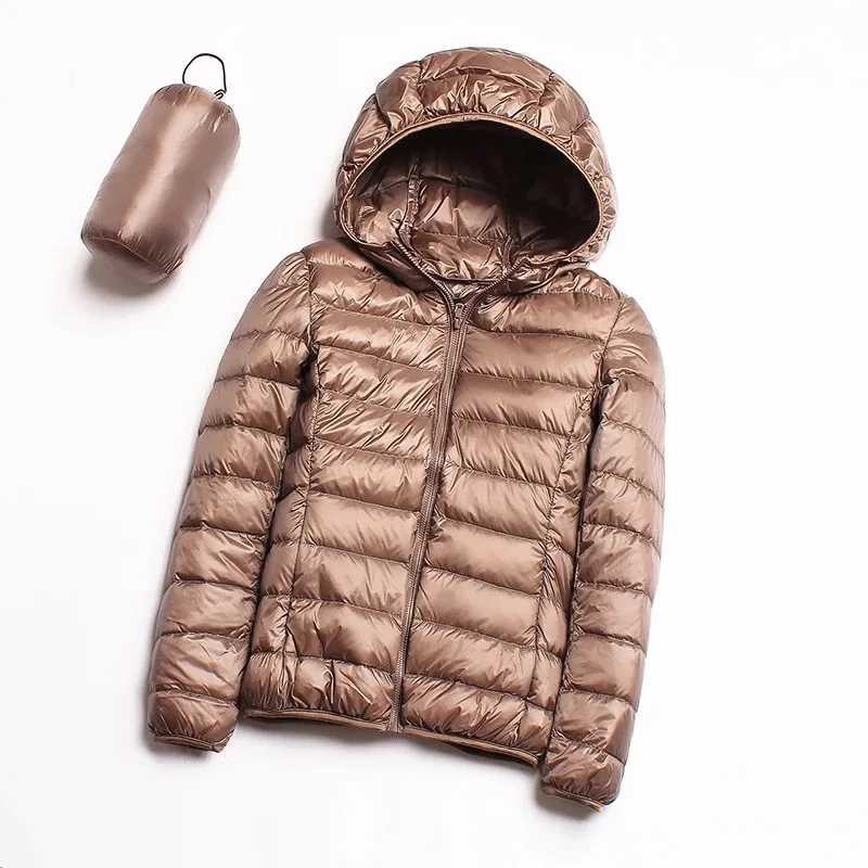 Evasu Lou плюс размер M-4XL короткое пуховое пальто 2019 новые женские тонкие куртки с