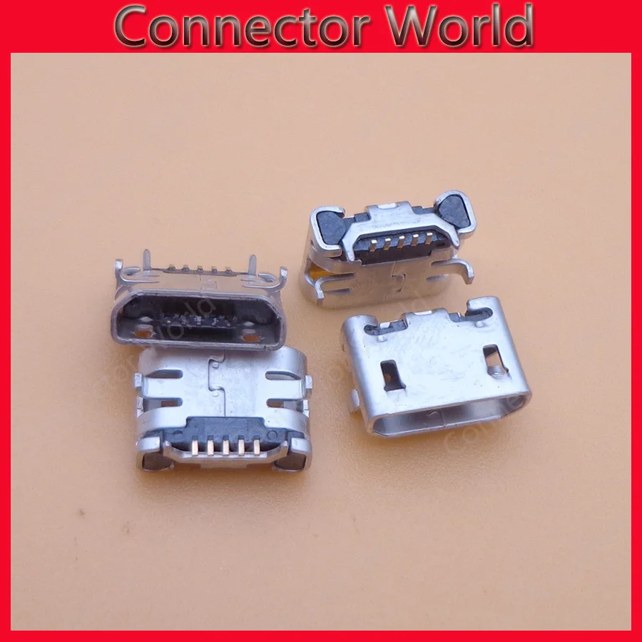 200 шт./лот для ZTE Blade V6 X7 D6 micro mini USB зарядный порт док-разъем 5pin сменные детали