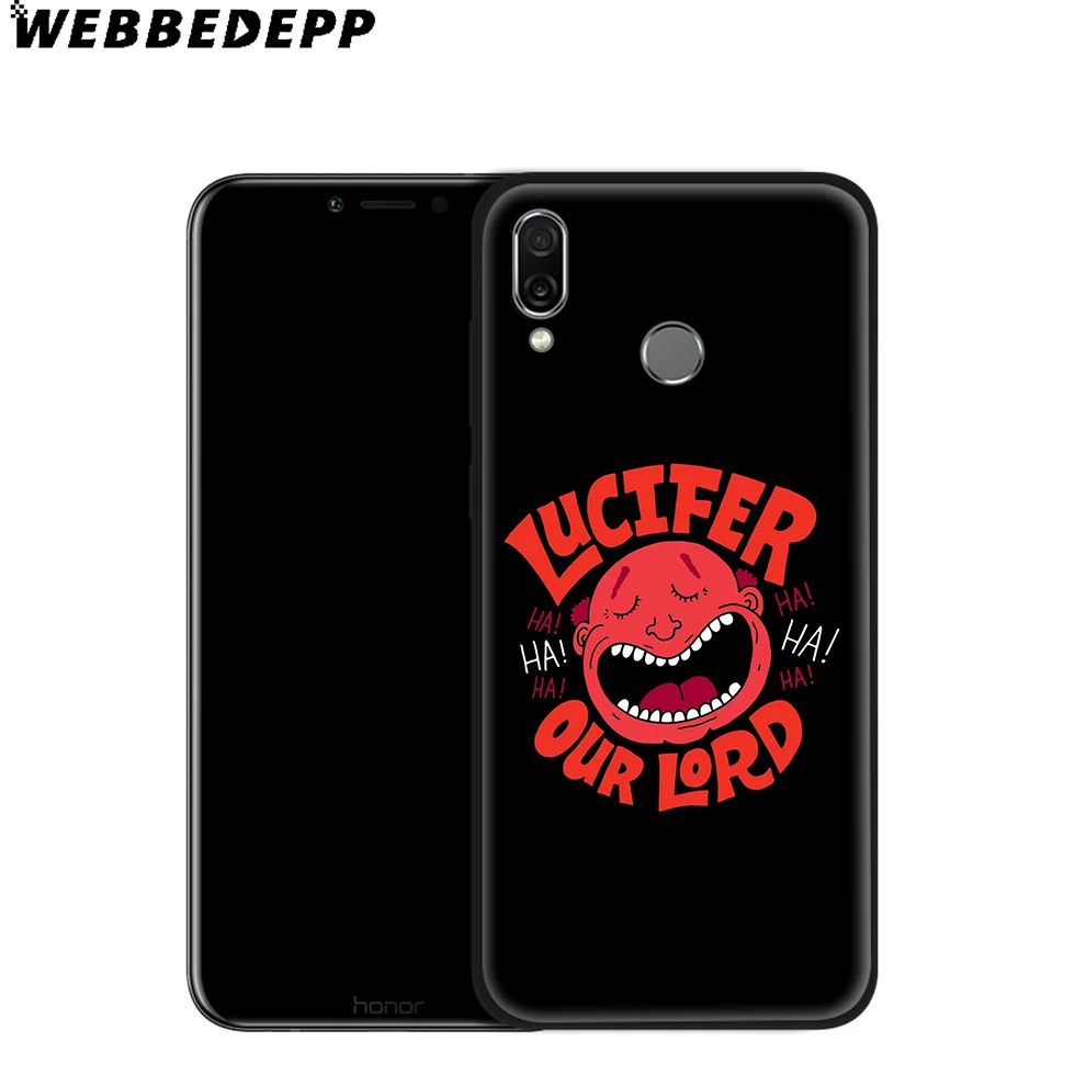 WEBBEDEPP Американский ТВ Люцифер мягкий чехол для Huawei Mate Honor 20 6A 7A 7C 7X 8 9 9X 10 View Lite Pro 30 |