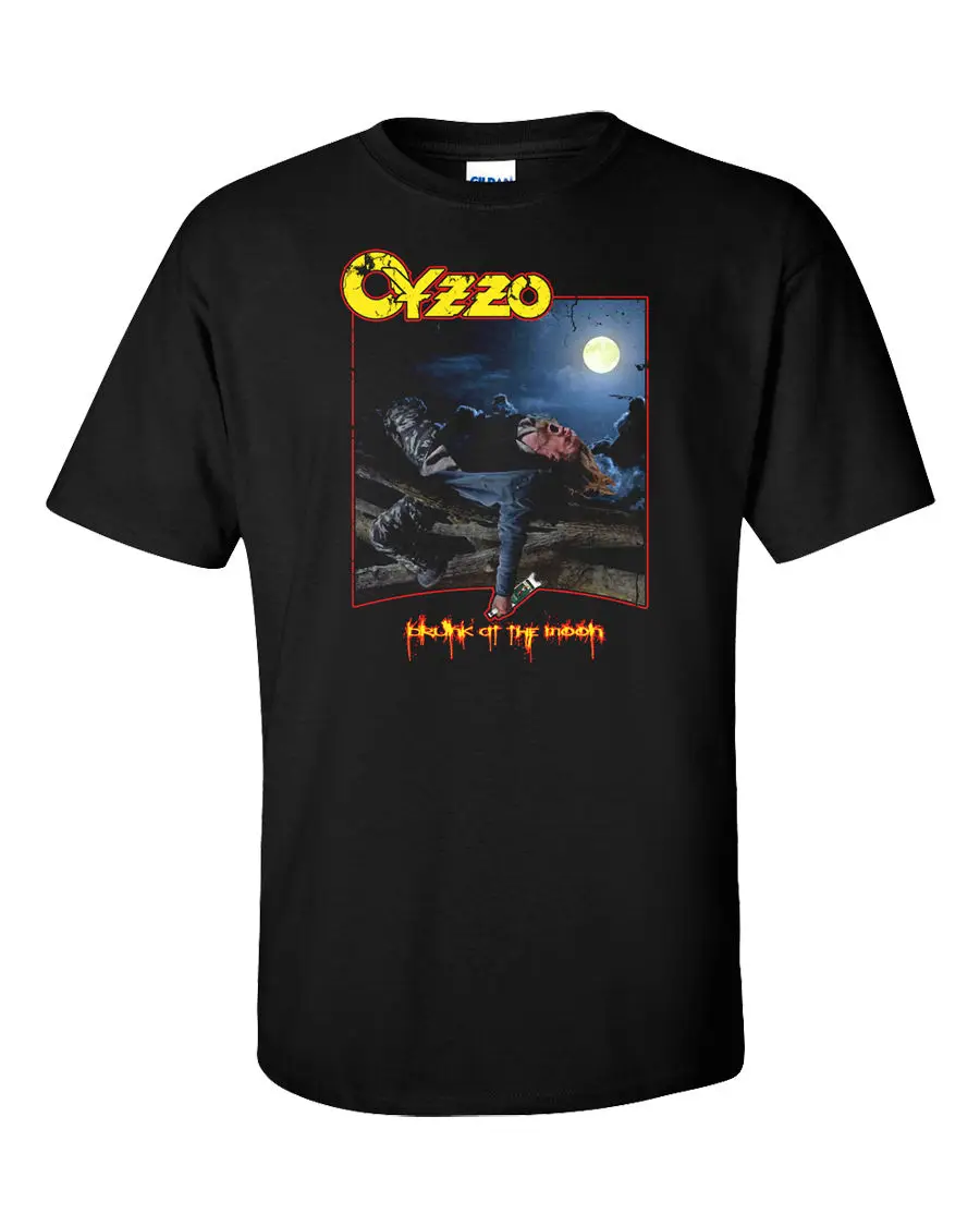 Ozzy Osbourne смешные футболки Bark At The Moon пьяный пародия пить УЗО Alcohol100 % хлопок
