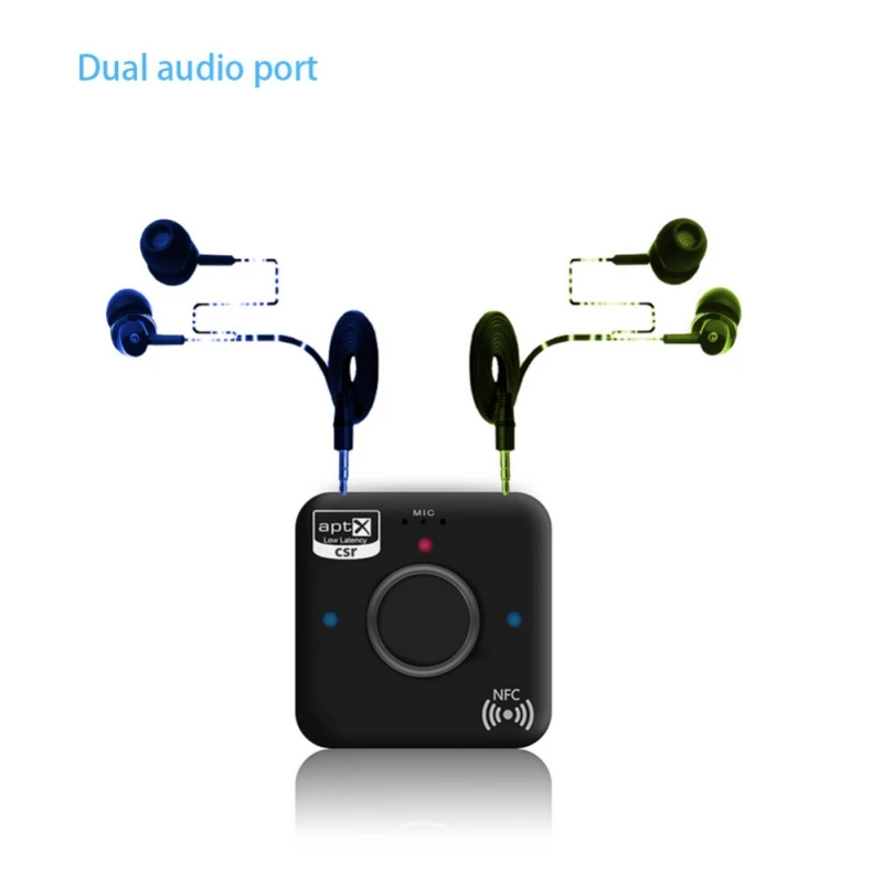 Беспроводной Bluetooth передатчик и приемник адаптер 4 2 аудио APT X NFC CVC6.0 Встроенный