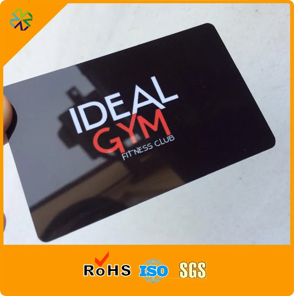 Top Quality Best Price black glossy Plastic PVC Card Form Card Online Sale