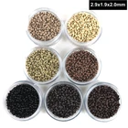 Кольца для наращивания волос, медные, нано-бисер, 7 цветов, 7000 x мм, шт.