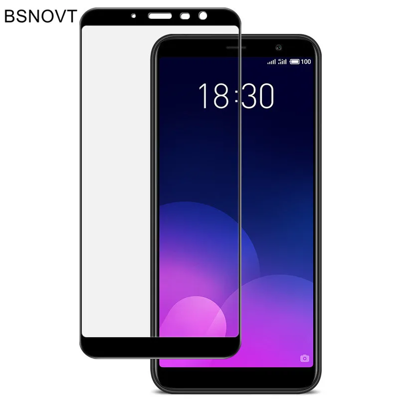 2 шт защита экрана Meizu M6T стекло закаленное для полное покрытие M811Q защитная пленка