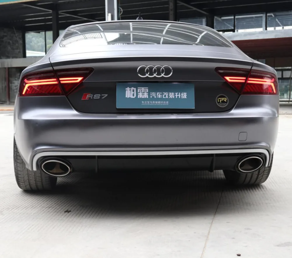 JINGHANG PP задний бампер для губ автомобильный диффузор подходит 12 18 Audi A7 RS7 2012 2013 2014