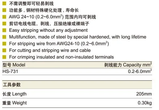 Устройство для зачистки проводов многофункциональные инструменты и обжима 0 2-6