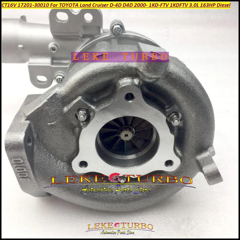 Турбо Турбокомпрессор CT16V 17201-30010 17201 30010 1720130010 для TOYOTA Land Cruiser LandCruiser D-4D 1KD-FTV 1KD FTV 1 KDFTV 3.0L