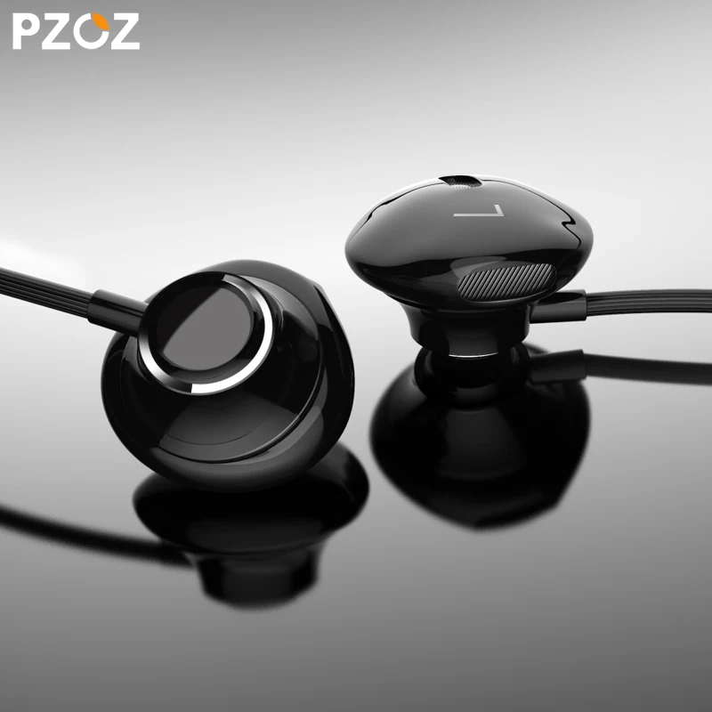 Наушники вкладыши PZOZ игровые со стереозвуком и басами проводная спортивная