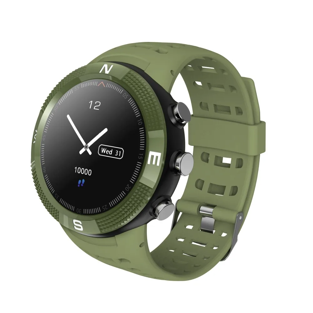 F18 спортивные Smartwatch Android круглый Bluetooth наручные часы Для мужчин женщин IP68