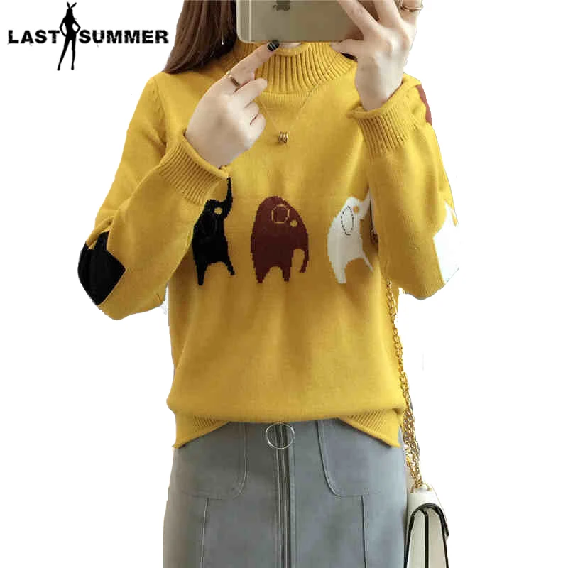 

New Fashion 2022 Women Autumn Spring Sweater Pullovers Casual Warm Sleeve Female Knitted Sweaters Pullover Sweater Lady