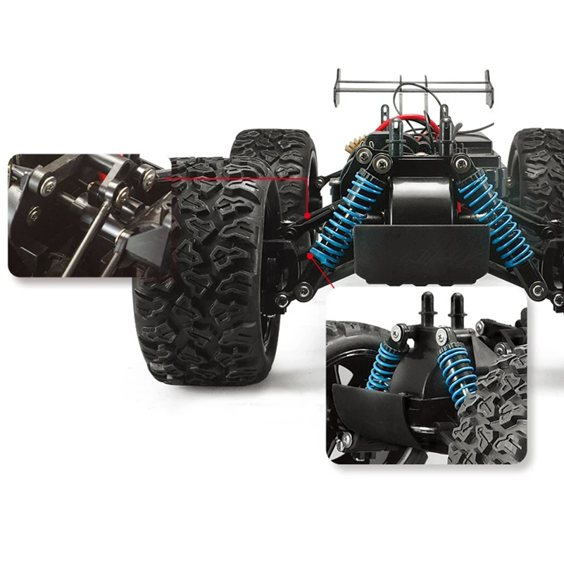 4WD 45 км/ч высокоскоростной Радиоуправляемый автомобиль, радиоуправляемые машинки, игрушки, Радиоуправляемый рок-гусеничный внедорожный грязевой автомобиль, игрушки, грузовик, большое колесо, автомобиль, игрушка для детей, подарки