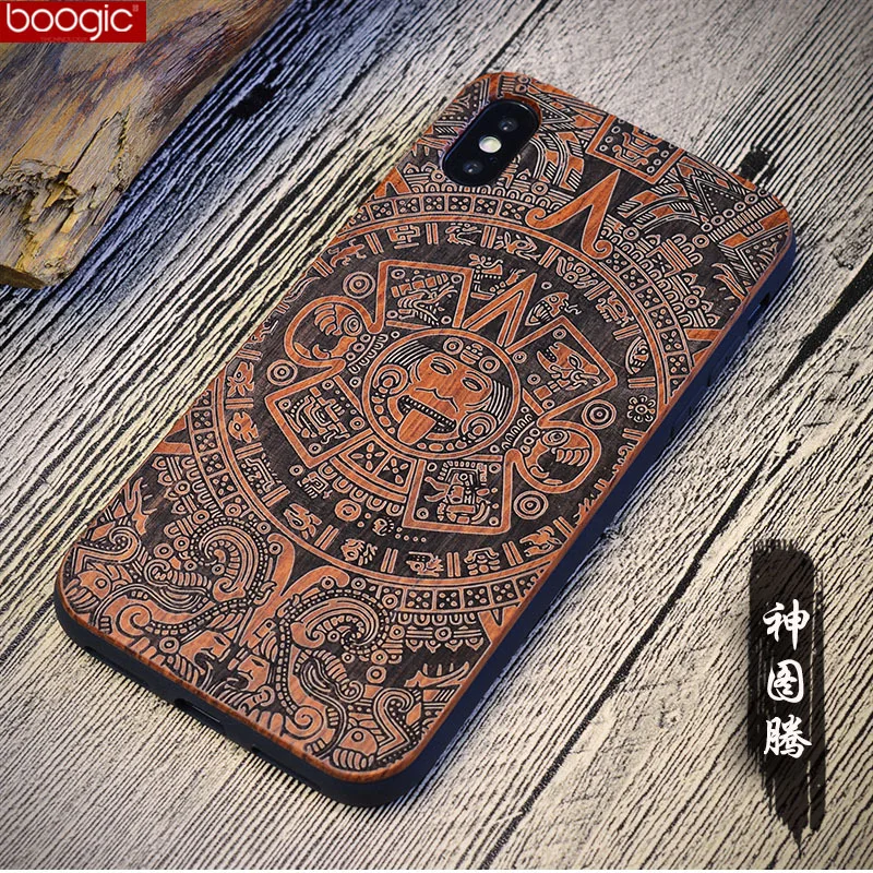 2019 новый роскошный резной деревянный чехол для телефона Apple iPhone X XS Max XR 5 5S SE 6 6plus 6S 7