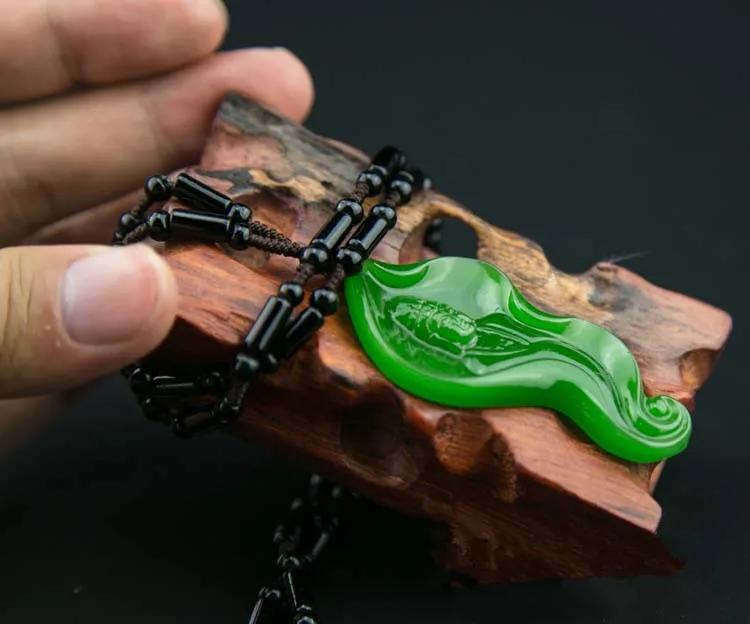 Подлинная натуральная Hetian Каменная Резная подвеска зеленая ива Подвески