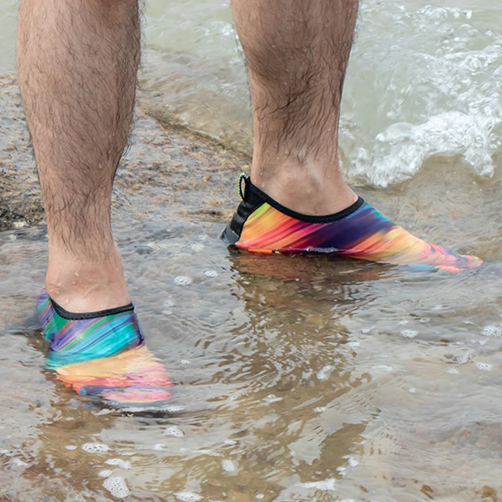 Быстросохнущие плавательные водные кроссовки для женщин и мужчин кожаная обувь