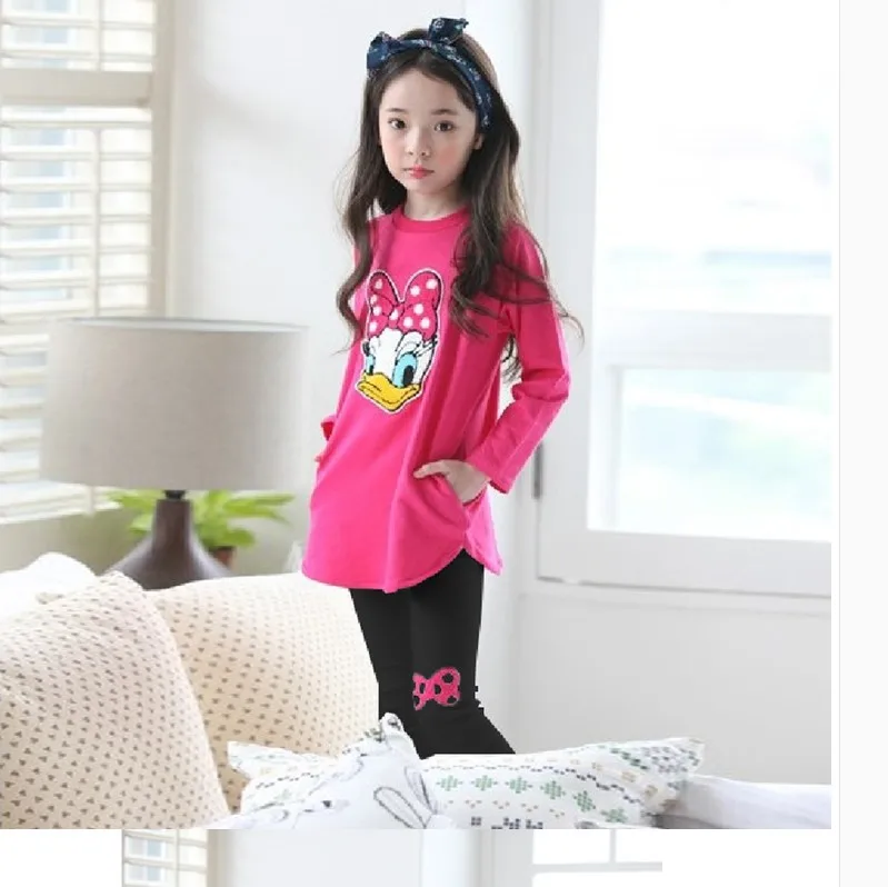 Детский спортивный костюм с принтом Дональд Дак на возраст 2 7 лет|girls clothes|girl clothes