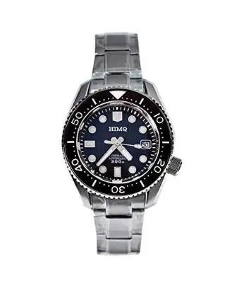 HIMQ 44 мм черный циферблат красный вращающийся керамический сапфир Безель 300 м