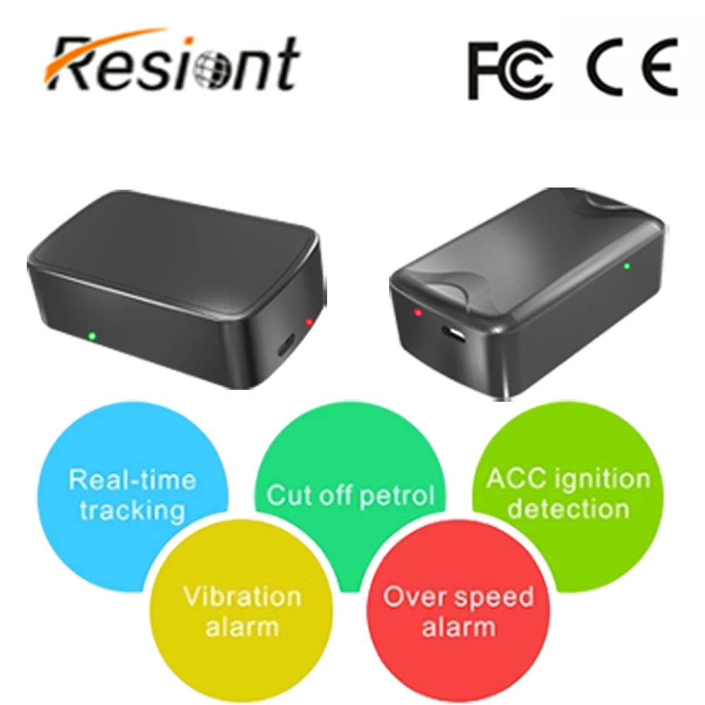 IP65 Водонепроницаемый мини RX105 Автомобильный GPS трекер с Android App терминал