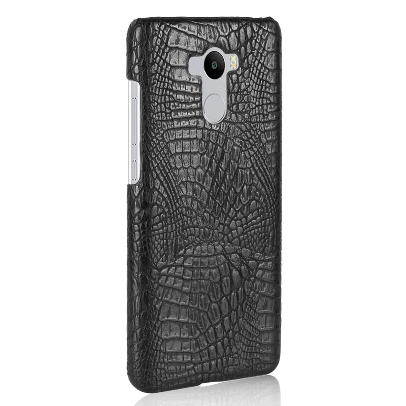 Чехол для Xiaomi Redmi 4 чехол Prime жесткая задняя крышка из искусственной кожи в стиле