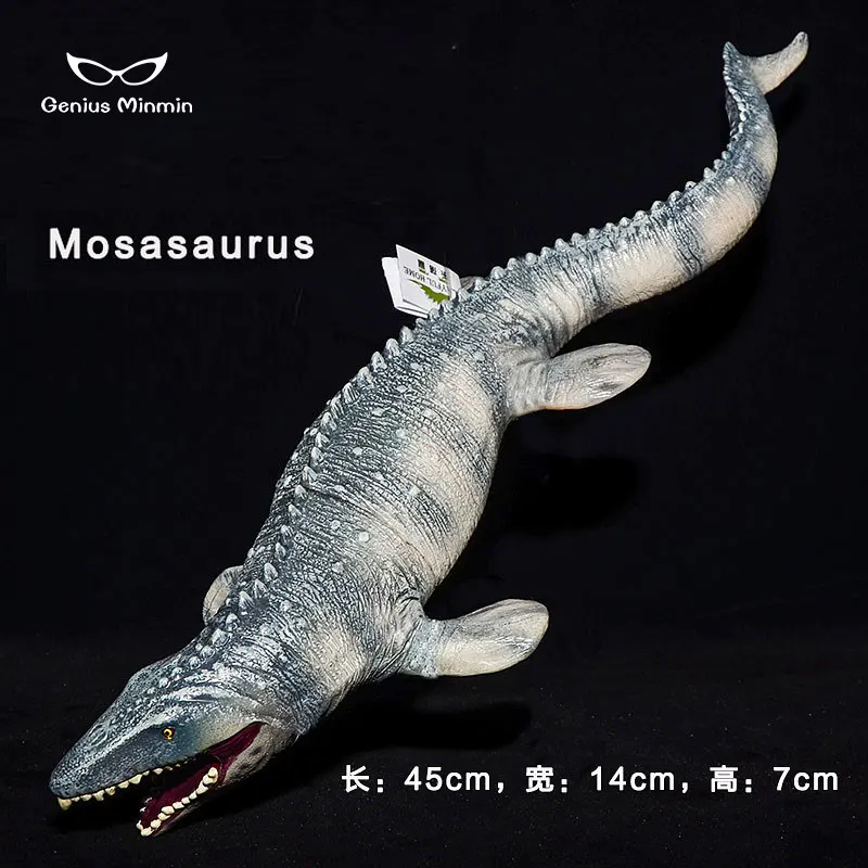 Jurassic большой Mosasaurus динозавр мягкие ПВХ фигурки Модель Коллекция животных Динозавр игрушки для детей