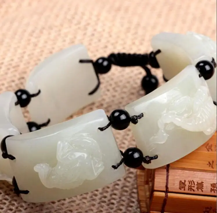 Природный нефритовый рандомный мужской и женский Homeplan с сертификатом | Украшения