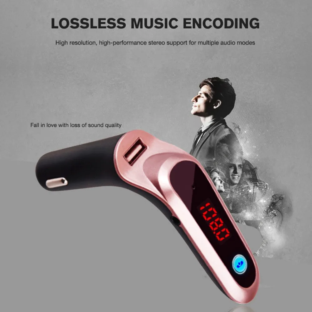 S7 Bluetooth fm передатчик 4 в 1 беспроводной AUX модулятор Автомобильный комплект MP3