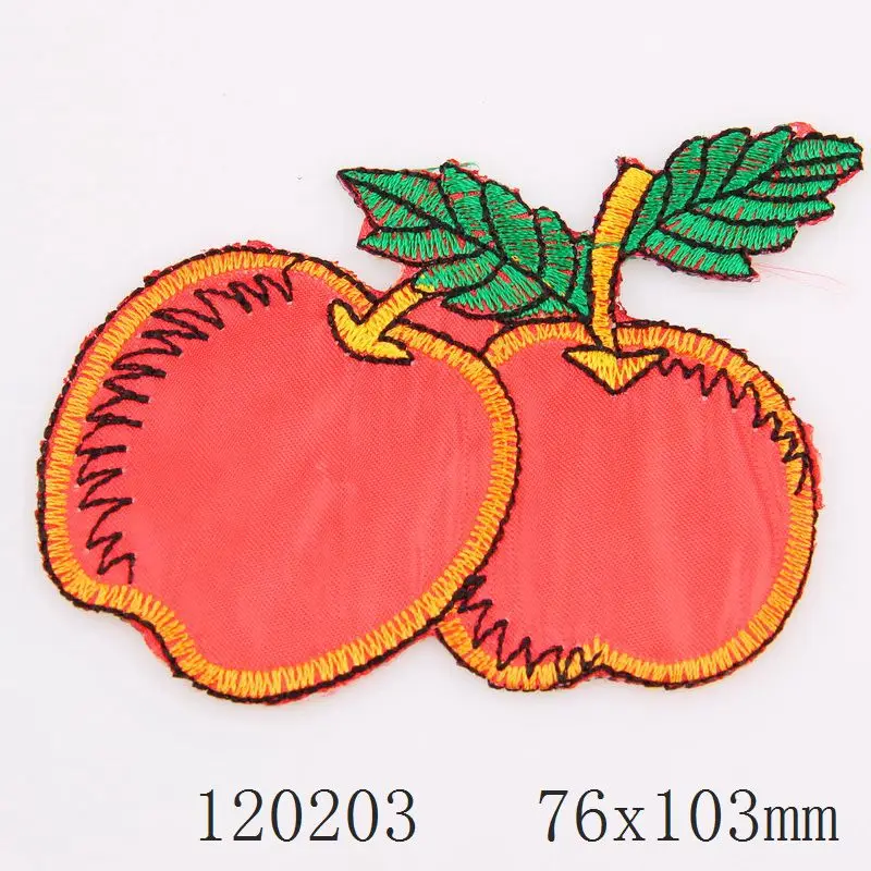 Новое поступление 1 шт. фрукты яблоко баклажаны вышитые нашивки сделай сам