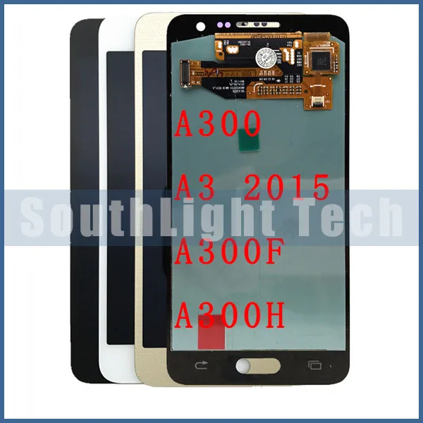 Сменный дисплей Super Amoled для SAMSUNG Galaxy A3 2015 ЖК с дигитайзером сенсорного экрана A300