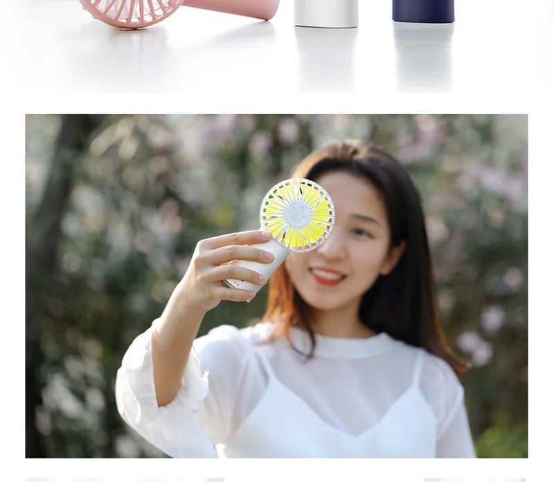 BOMEINENG 4000mah Battery Portable Fan USB Rechargeable Mini Small Desktop Fan Air Cooler Pocket Electric Fans for Home Outdoors