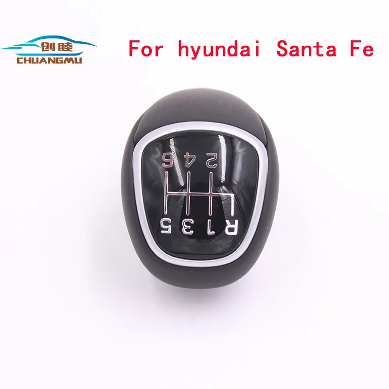 Для hyundai Santa Fe/ручная рукоятка переключения \ гандбол \ кожаный гандбол переключения/43711-A1