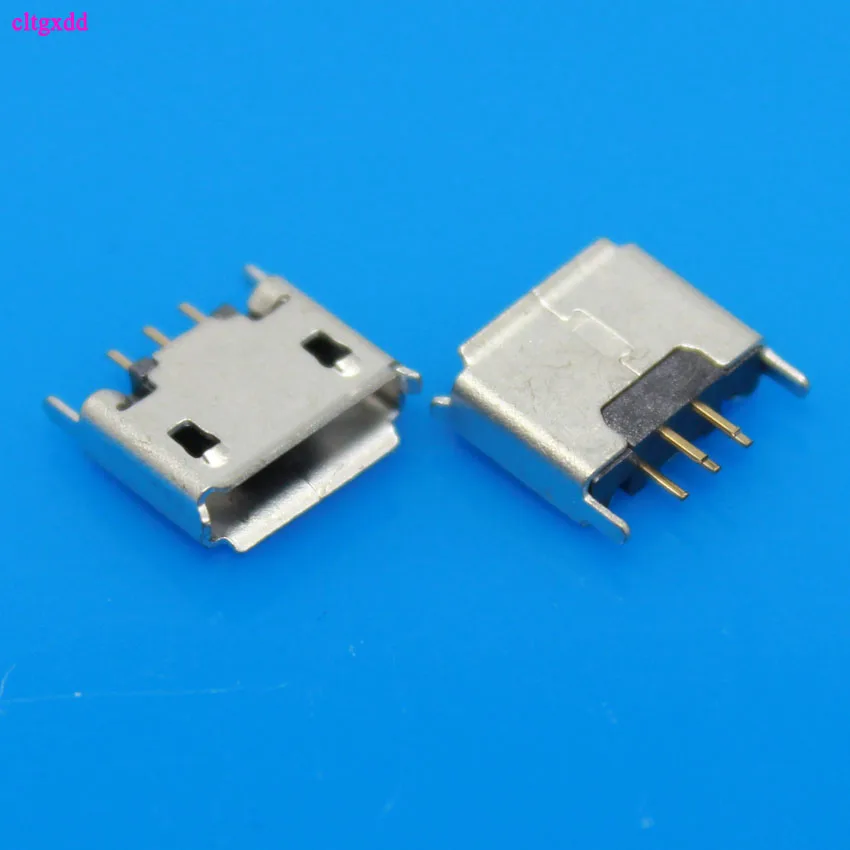 Clgxdd 10 шт. вертикальный MICRO mini USB 5pin гнездо 180 градусов jack 5P Прямой разъем