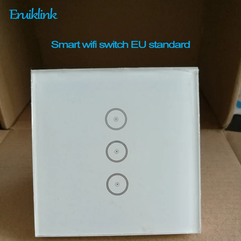 Умный дом Wi Fi сенсорные выключатели света ЕС 1/2/3 клавиши настенный сенсорный