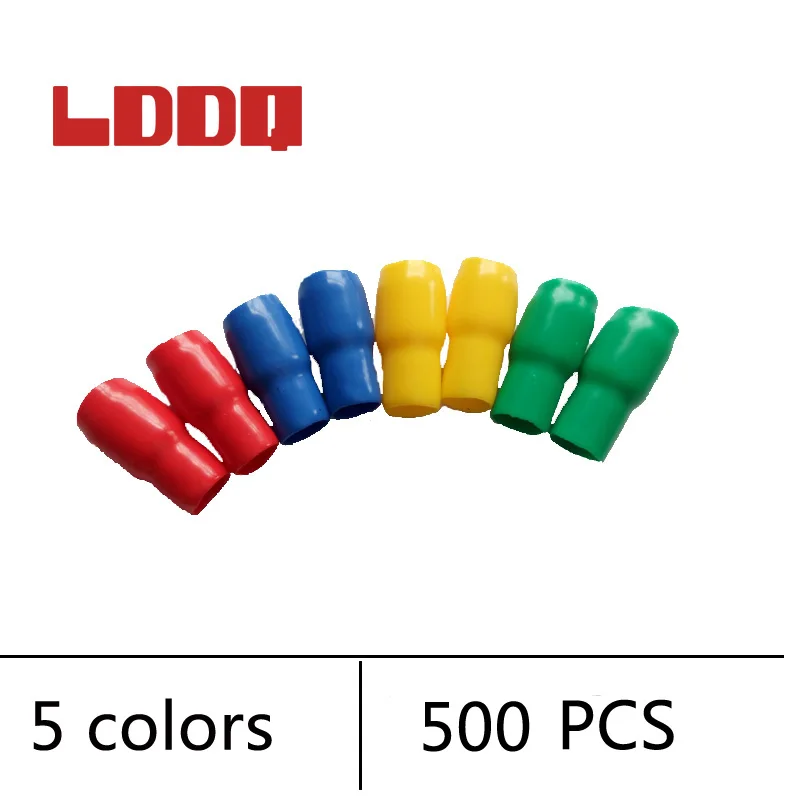 500 шт. 5 цветов клеммы для изоляции проводов концевые колпачки изолированные