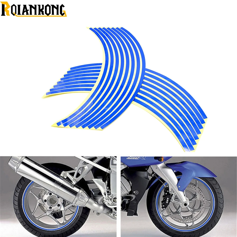 Цветная Светоотражающая полоса на колесо для SUZUKI GSF Bandit 650 650S 1000 1200 1250 SV650|Наклейки