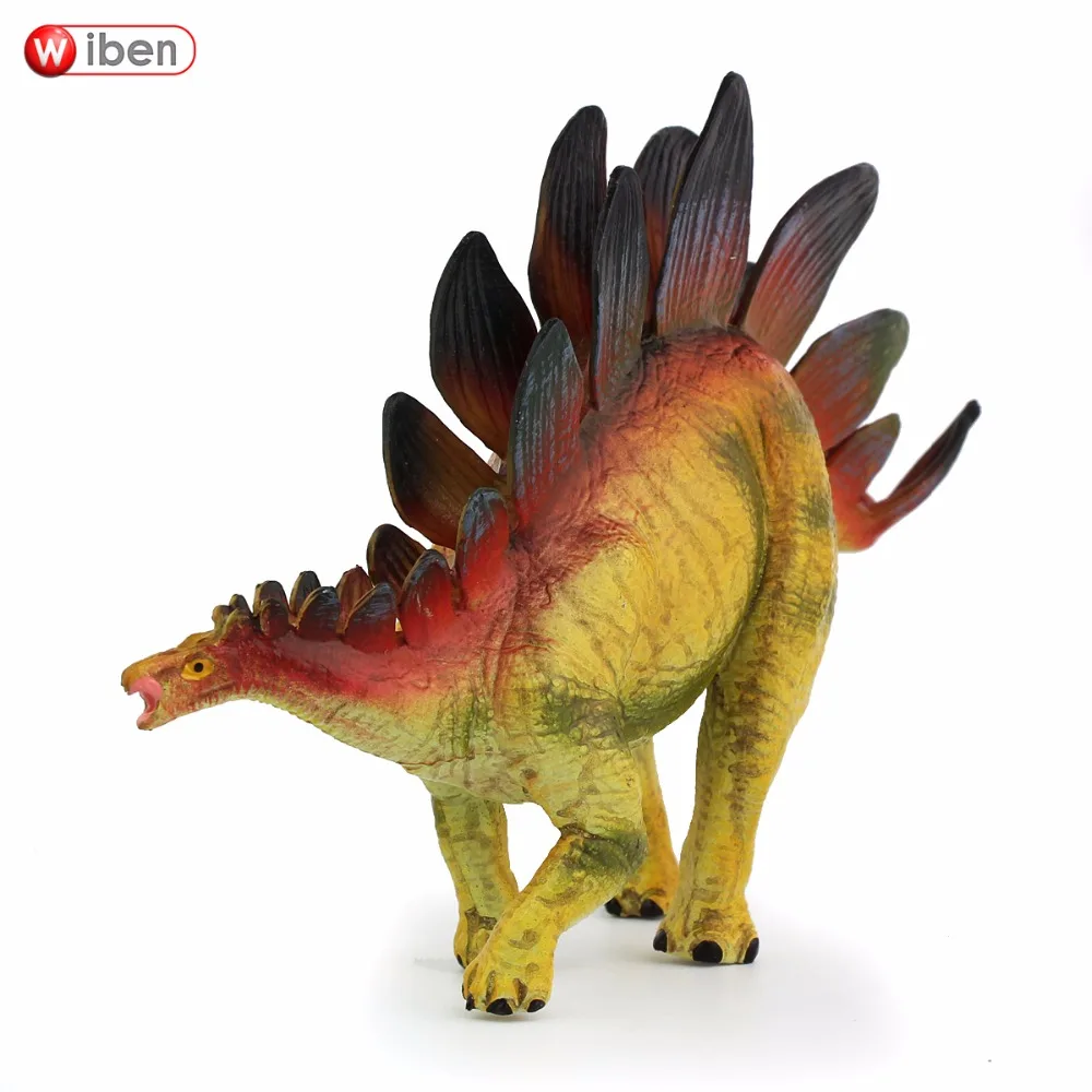 Вибен Юрский стегозавр фигурки героев Коллекционная модель животных яркая