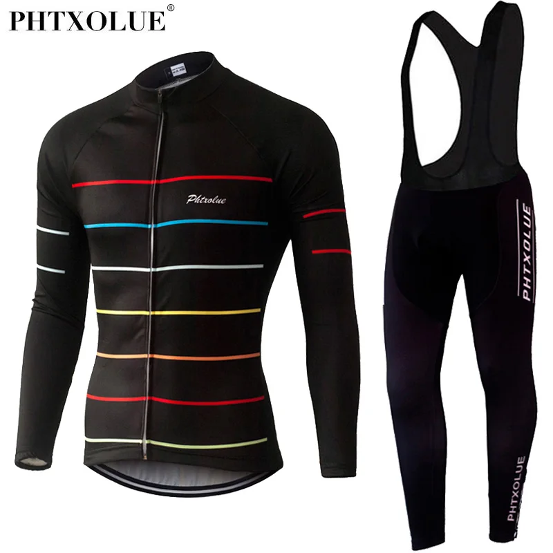 

Phtxolue Autumn Winter Thermal Fleece Cycling Clothing Bike Clothing Bicycle Cycling Jerseys Sets Suit Ropa Ciclismo Hombre