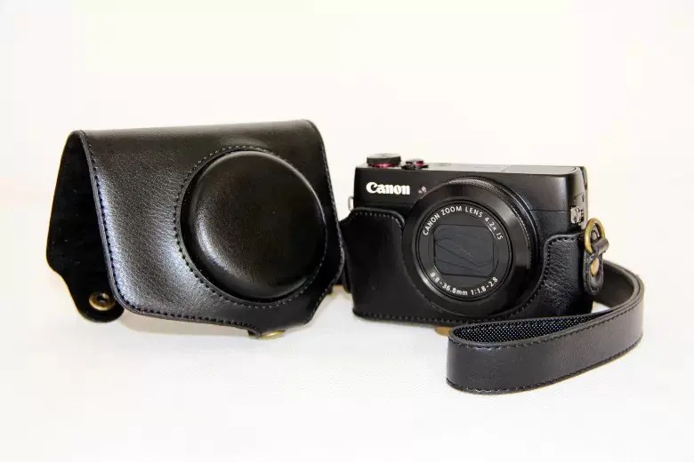 Новый Модный чехол для камеры Canon Powershot G7X сумка цифрового фотоаппарата с ремешком