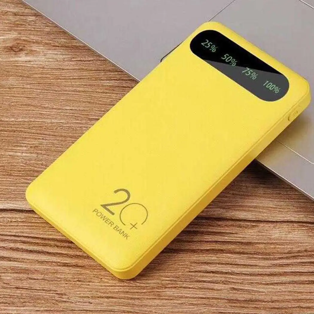 Практичный двойной usb порт светодиодный фонарик 10000 mAh lcd 5 V/1A V/2A порты цифровой